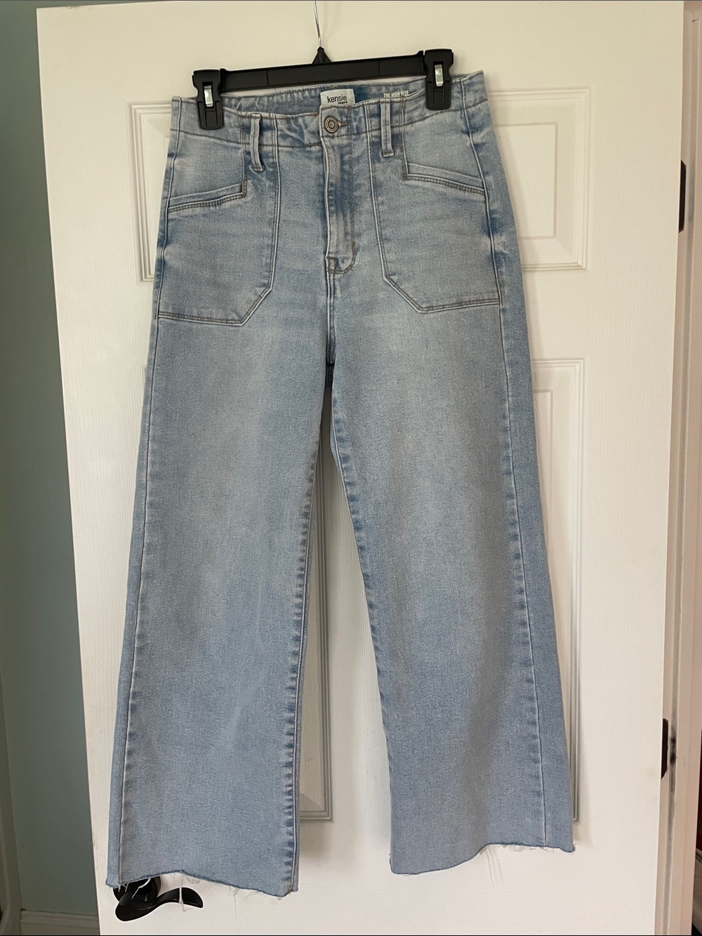 Kensie Wide-Leg Jeans with Patch Pockets 4
